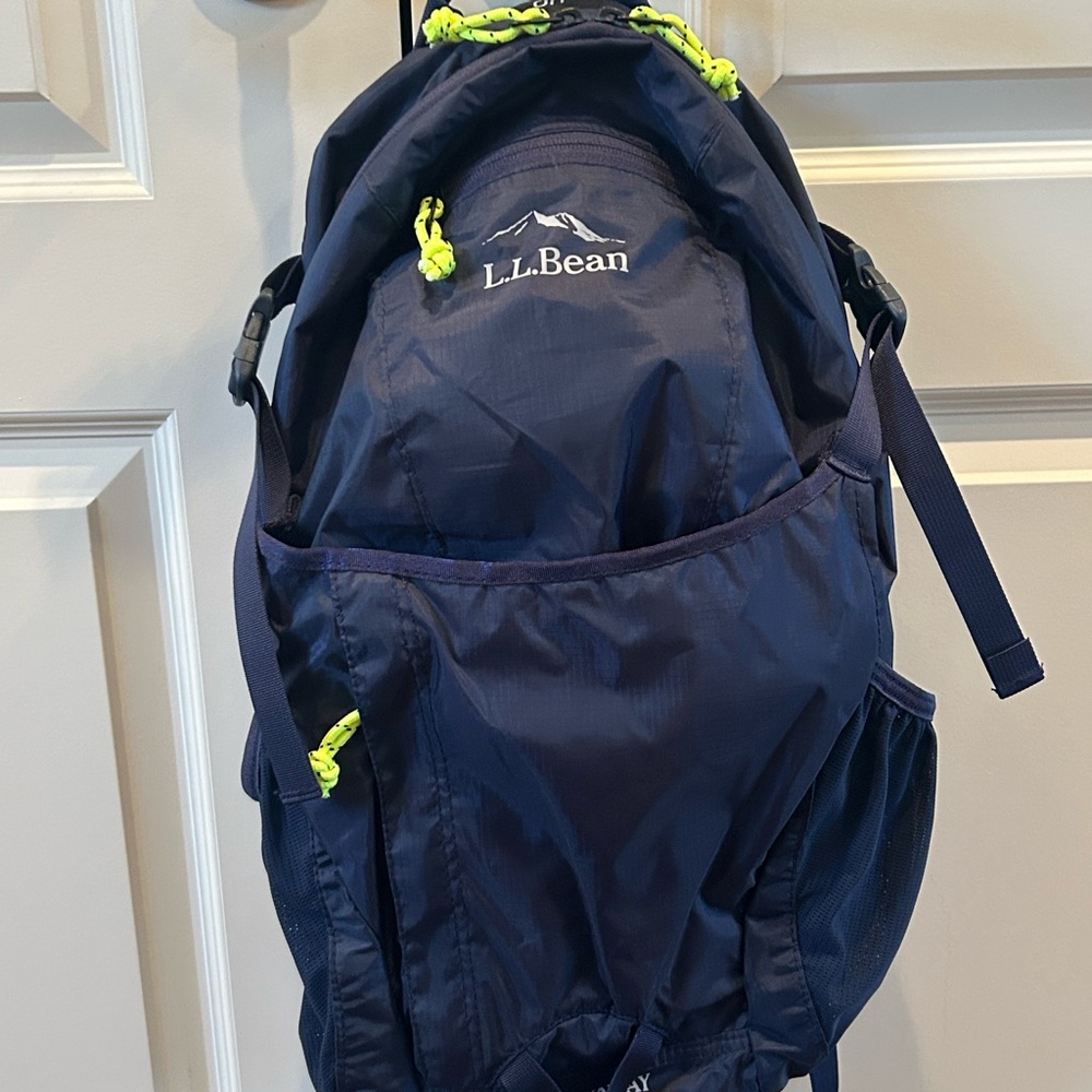 L.L. Bean Navy Blue Backpack